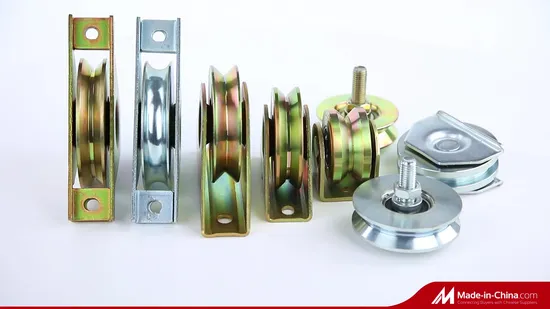 Sistema de puerta corrediza en voladizo Puerta corrediza triangular trapezoidal Rueda Ruedas de polea Puerta lateral corrediza Sistemas de puerta corrediza con rodillos para puerta Pistas en V invertida